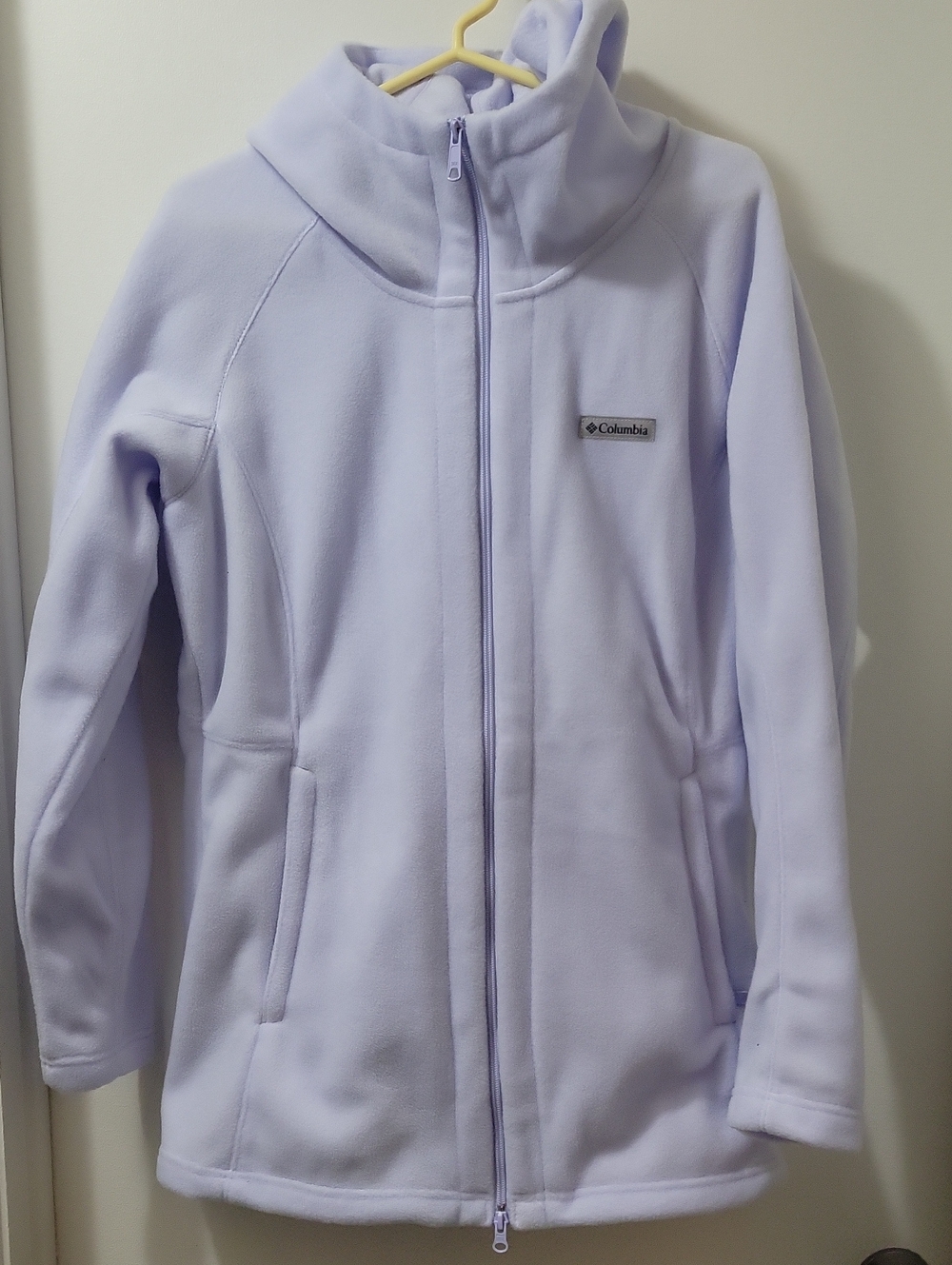 Columbia Light Lavender Full-Zip Fleece Jacket